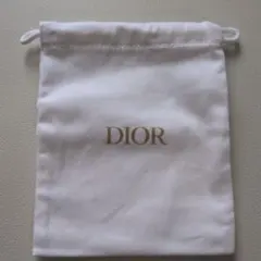Dior ノベルティ ホワイト 巾着 　紙袋