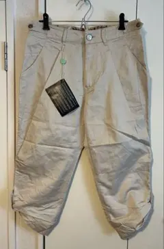 【タグ付 未使用】REPLAY ベージュ ハーフパンツ　裾ロールアップデザイン