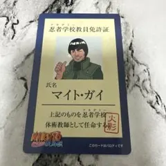 ナルト NARUTO疾風伝 バラエティーカード マイトガイ