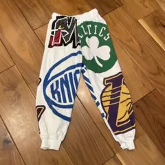 NBA 総柄 スウェットパンツ キッズ
