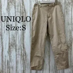 ユニクロ❤️EZYリラックスフィットアンクルパンツ　ウエスト紐　ベージュ　S