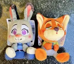 ディズニー　ジュディ　ニック　ぬいぐるみ