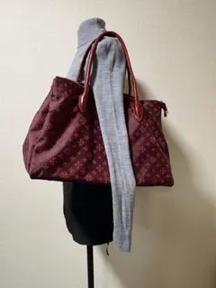 ☆美品☆russet バーガンディ モノグラム トートバッグ