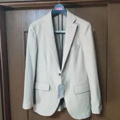 ユニバーサルランゲージ ベージュ テーラードジャケット L　新品未使用