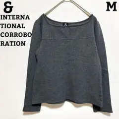 & INTERNATIONALCORROBORATION 長袖 グレー M