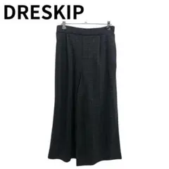 DRESKIP ドレスキップ レディース ワイドパンツ グレー ロング丈
