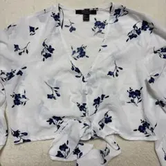 FOREVER 21 Contemporary 花柄 長袖 トップス L