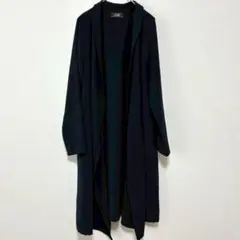【リヴドロワ】 コーディガン　ロングカーディガン Fサイズ ネイビー 【J41】のサムネイル