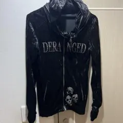 00s civarize velor hoodie skull gimmick