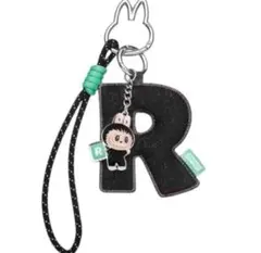 ラブブ　アルファベット　ペンダント　PIN FOR LOVE キーリング　R