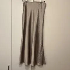 みっちゃん様専用　IENA サテンフレアスカート ゴールド 36