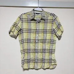 BURBERRY チェック柄 半袖シャツ
