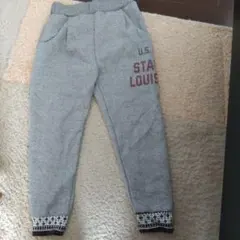 グレー長ズボン 裏起毛サイズ120