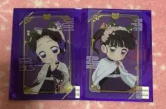 鬼滅の刃 ナンジャタウン クリアカード 胡蝶しのぶ 栗花落カナヲ 箔押し