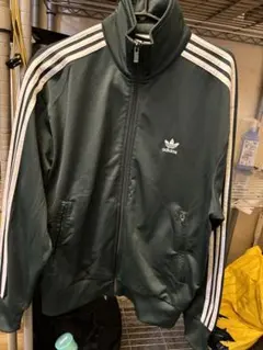 adidas ファイヤーバード　ダークグリーン ジャージ XL