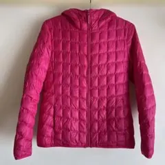 UNIQLOフード付き（中綿）ピンクジャケット
