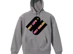 167 スウェット　プルオーバーパーカー　XＬ　ミックスグレー