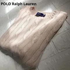 POLO Ralph Lauren　ピマコットン ケーブルニット セーター　XS