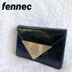 fennec フェネック カードケース コインケース 財布 小銭入れ レザー 黒