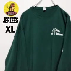 usa古着 JERZEES　ロングTシャツXL　グリーンのサムネイル