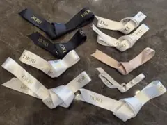DIOR ロゴ入りサテンリボン ９本セット