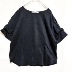 Lugnoncure 黒 オーバーサイズ Tシャツ【F】