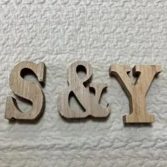 イニシャル　S & Y ウエディング