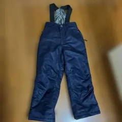美品 キッズ 子供 120 ネイビー 調節可能 スキーウェア スノボー 下のみ