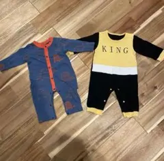 ベビーロンパース2枚セット