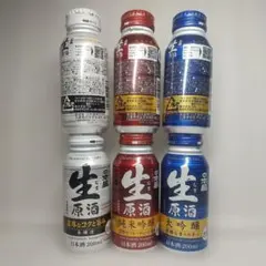 日本盛 生原酒　本吟醸・純米吟醸・大吟醸　ボトル缶3種セット 200ml　計６本のサムネイル