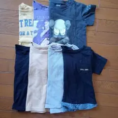 男の子Tシャツ 7枚セット まとめ売り 100cm~110cm