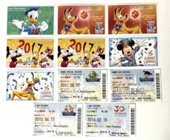 【使用済み】東京ディズニーリゾート 紙チケット 1日パスポート 11枚セット