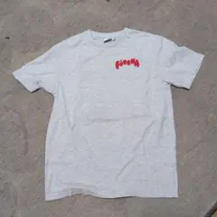 FÓRENA ロゴプリント 半袖Tシャツ グレー
