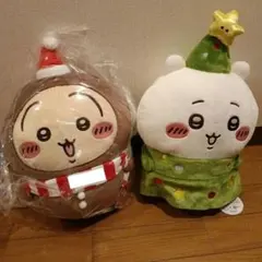 最終値下げ ちいかわジンジャーマンBIGぬいぐるみクリスマスBIGぬいぐるみ2個
