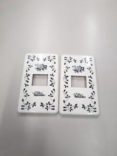 meadow 花柄スイッチカバー 2個セット