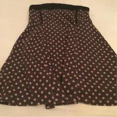 CECIL McBEE セシルマクビー ワンピース ブラウン ピンク ドット