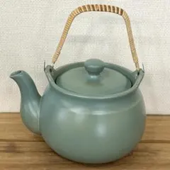 《新品・訳あり》常滑焼　直火耐熱土瓶　2000ml　薄グリーン　日本製　1のサムネイル