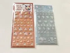 ハローキティ・ウサハナ タイルシール・カットピースシール 2枚セット