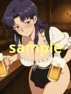 葛城ミサト　新世紀エヴァンゲリオン　ブロマイド