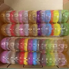 30個　空カプセル ノンセパレート 小さめ　ガチャガチャ　色ランダムNo.3