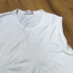 コムデギャルソンコムデギャルソン　花柄　袖無しカットソー　ノースリーブ