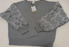 zootie DES SUCETTES 長袖ニット グレー L-LL