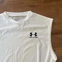 UNDER ARMOUR アンダーシャツ メンズ ホワイト　メンズL
