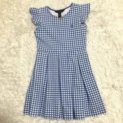 美品 POLO RALPH LAUREN ギンガムチェック ワンピース 130