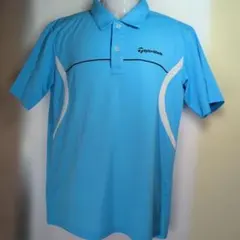 TaylorMade半袖スポーツウェア　ゴルフウェア　メンズ　L　ポリ　ブルーのサムネイル