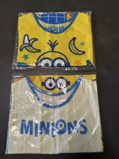 未使用　ミニオン　保育士　エプロン　割烹着　2点セット　ミニオンズ