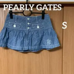 PEARLY GATES パーリーゲイツ　ゴルフ　スカート　S デニム