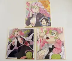 【今だけ価格】　鬼滅の刃　甘露寺蜜璃　全集中展　ミニ色紙