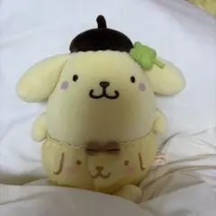 【新品未開封】ポムポムプリン25周年ぬいぐるみ ポムポムプリン25周年記念！ ふわふわのぬいぐるみPCクッション登場