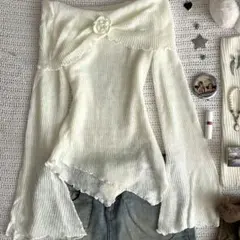 y2K　平成ギャル　オフショル　トップス